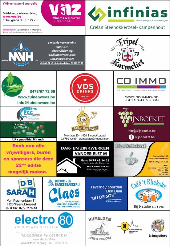 Sponsors - Reuze Rommelmarkt met Boeken-, Vinyl- en CD‑Beurs in Humelgem 